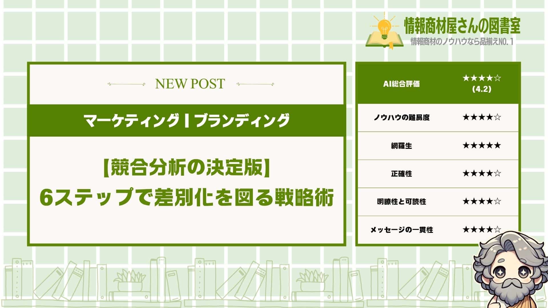 【競合分析の決定版】6ステップで差別化を図る戦略術